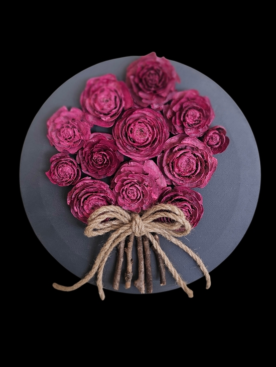 Other - Pinecone Art - Rosy Hues